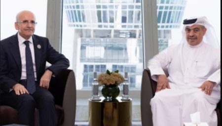 Bakan Şimşek Doha’da