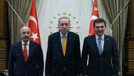 Erdoğan, OYAK Yönetim Kurulu Lideri Aksakallı’yı kabul etti