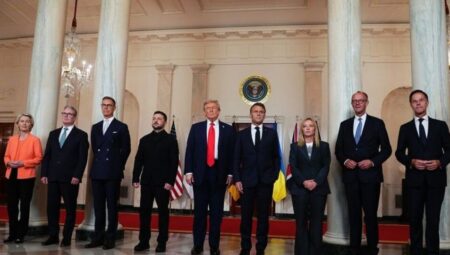 Trump Zelenski ve Avrupalı önderlerle görüştü